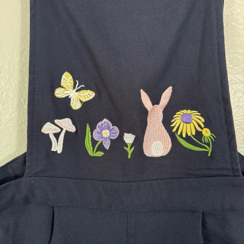 Modcloth X Collectif Kayden Enchanted Embroidery Dungarees New - Picture 7 of 16